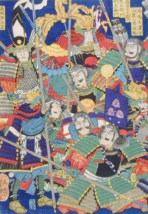 Takeda nijuyonsho gazo, The portraits of the 24 officers of Takeda Shingen