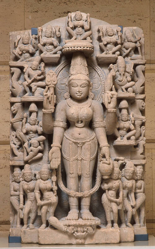 Stele of Maha Devi Durga (the Supreme Goddess Durga)