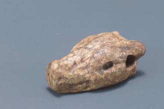 Pendant or charm (animal head-bear?)