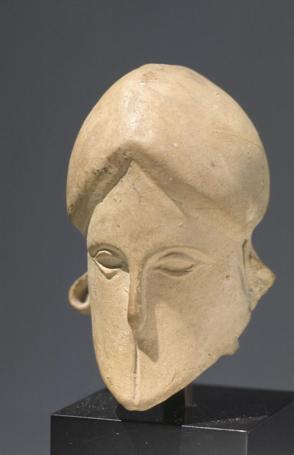 Head of Helmeted Man (fragment)
