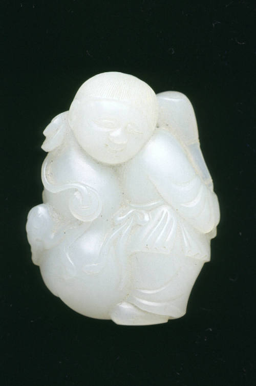 Figure with the magic frog
