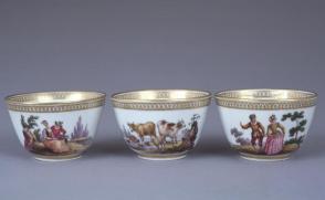 Three tea bowls