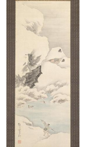 Landscape in Snow (Yuki naka Sansui)