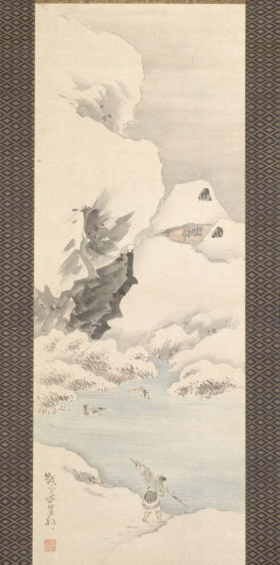 Landscape in Snow (Yuki naka Sansui) – Works – eMuseum