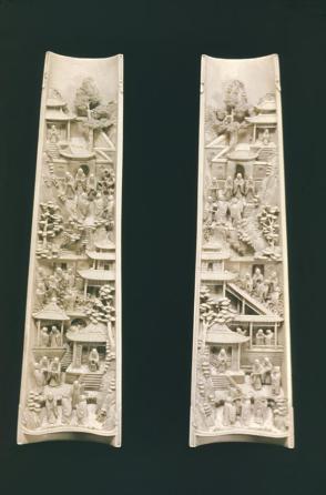 Carved arm rest