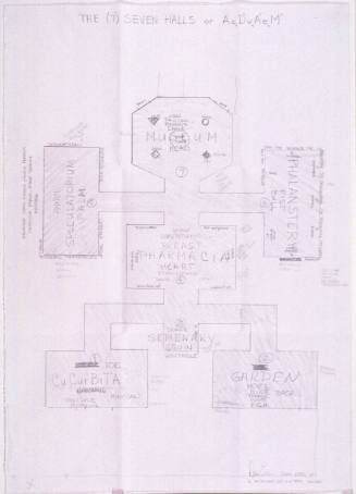 Study for the Installation "The Seven Halls of AeDvAeM