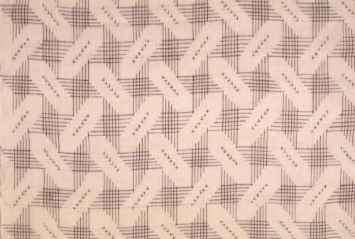 Okinawa fabric lengths and file folder of samples and notes
