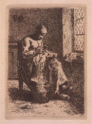 La Couseuse (Woman Sewing)