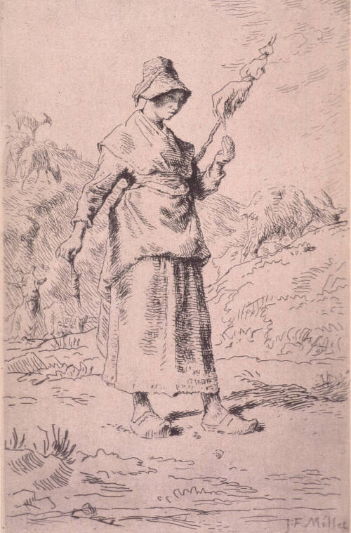 La Fileuse Auvergnate (The Spinner)