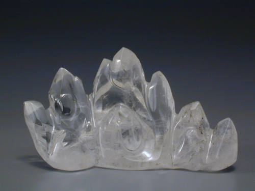 Clear rock crystal brush rest