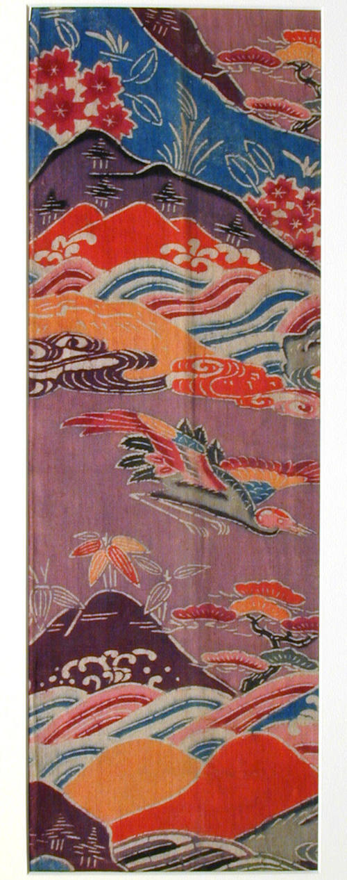 Fragment of Okinawan kimono