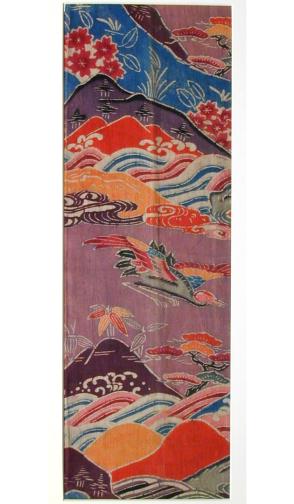 Fragment of Okinawan kimono
