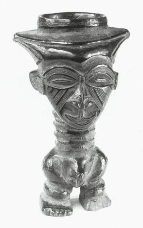 Cup in Form of Man's Head, Torso and Feet