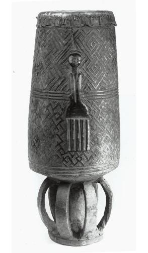 Drum belonging to a society of warriors