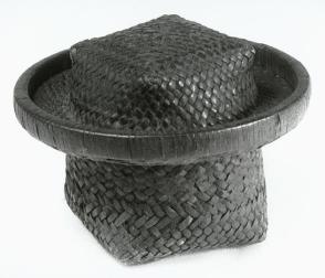 Round Container Basket with Square Base and Lid