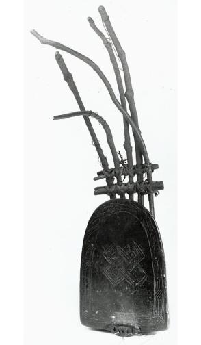 Harp with five strings