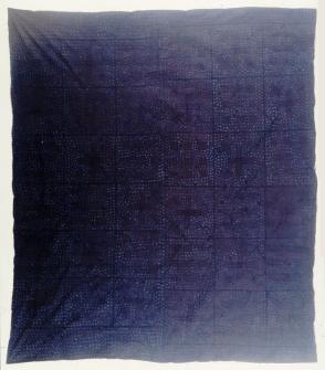 Tie-dyed cloth (adire oniko)