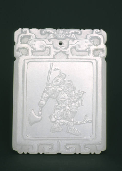 Plaque pendant