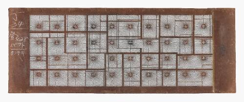 Large yukata stencil (katagami)