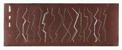 Large yukata stencil (katagami)