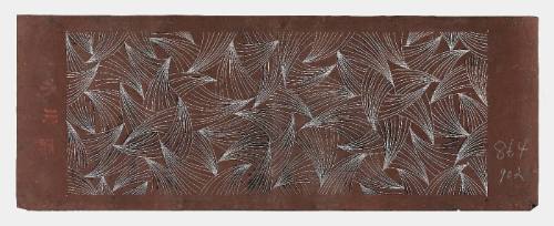 Large yukata stencil (katagami)