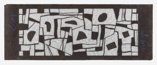 Large yukata stencil (katagami)