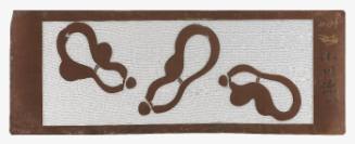 Large yukata stencil (katagami)