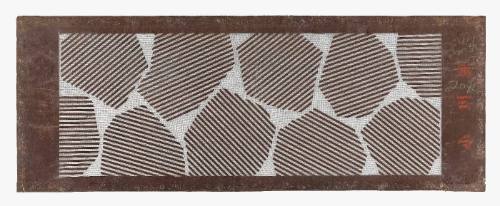 Large yukata stencil (katagami)