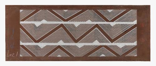 Large yukata stencil (katagami)