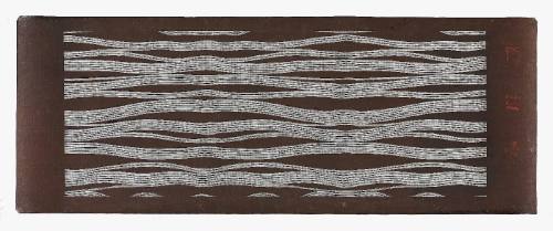 Large yukata stencil (katagami)