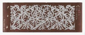 Large yukata stencil (katagami)