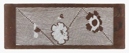 Large yukata stencil (katagami)