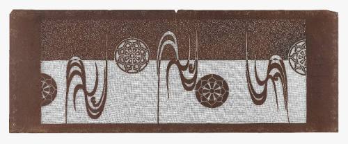 Large yukata stencil (katagami)