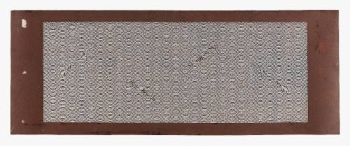 Large yukata stencil (katagami)