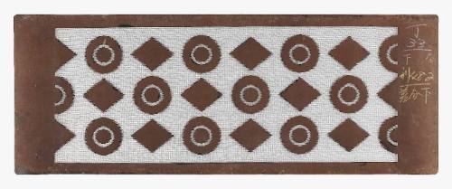 Large yukata stencil (katagami)