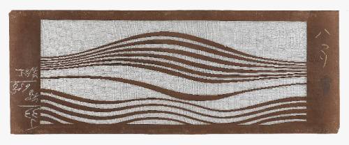 Large yukata stencil (katagami)