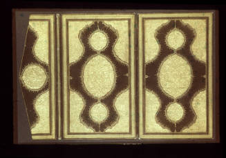Book cover, gold pressed