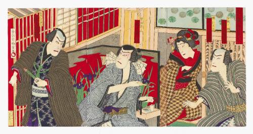 Tsuyu Kosode Mukashi Hachijo, A play written by Kawatake Mokuami