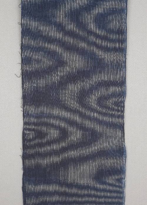 Stencil dyed fabric panel