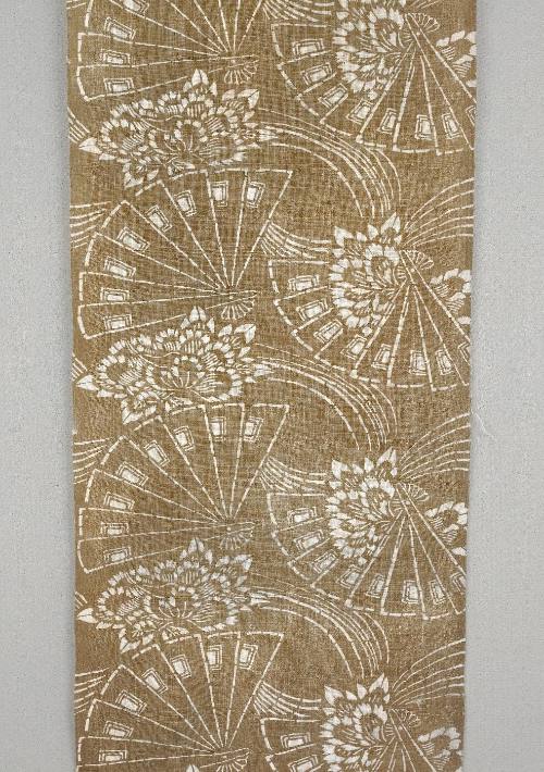 Stencil dyed fabric panel