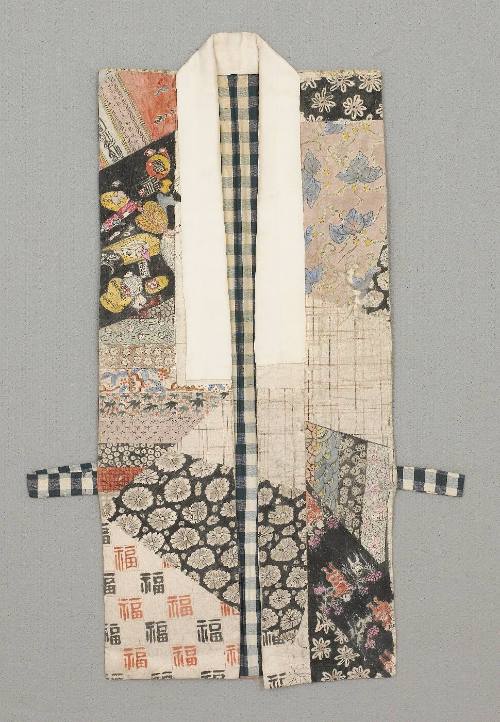 Vest with patchwork design