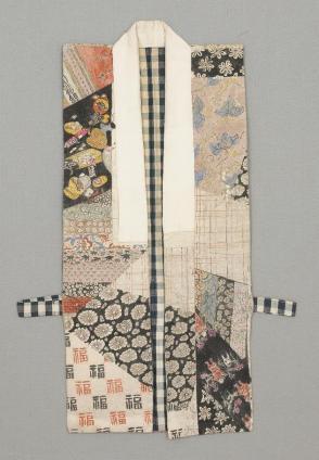 Vest with patchwork design
