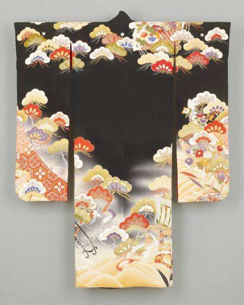 Woman's kimono with long sleeves