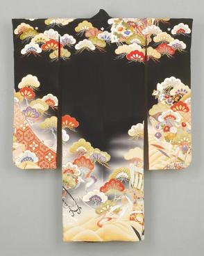 Woman's kimono with long sleeves