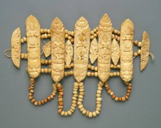 Five plaques from a bone apron