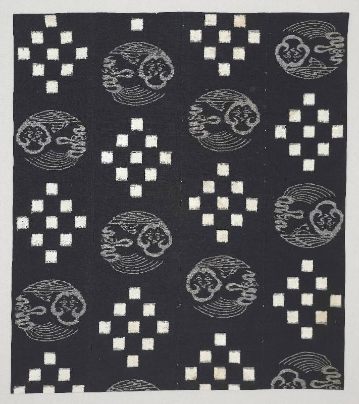 Four panel futon cover (futonji)