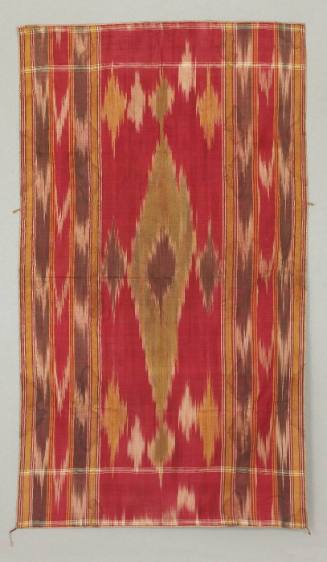 Cover; chine medallions and stripes