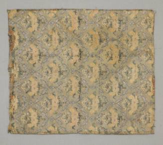 Fragment, floral ogival repeat