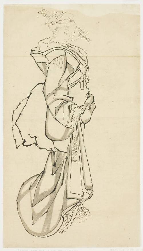 Walking Courtesan (study)