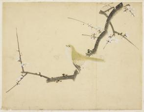Nightingale on a Plum Branch